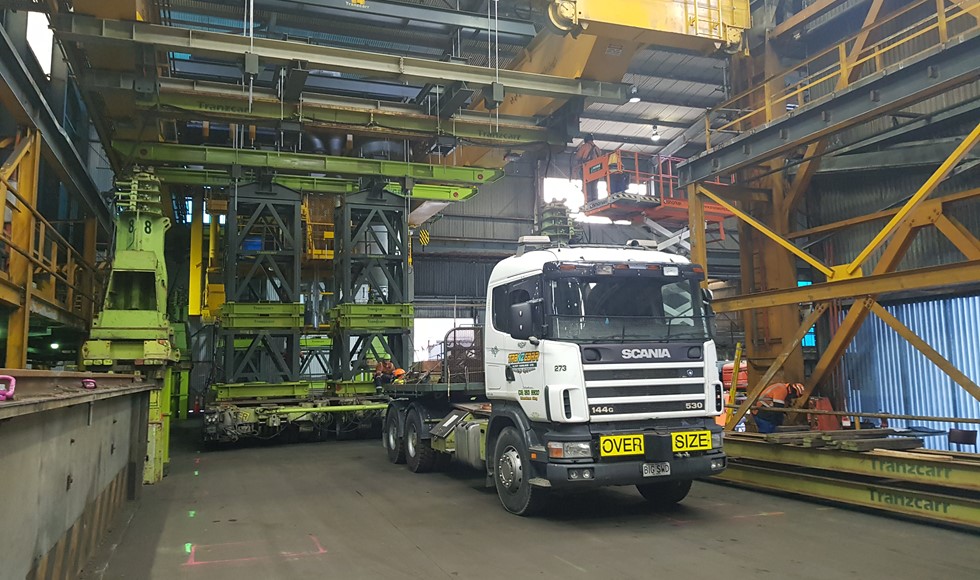 Tiwai Point Gantry Cranes