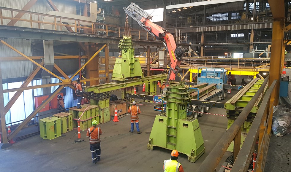 Tiwai Point Gantry Cranes